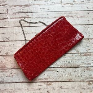 Vintage Red Clutch
